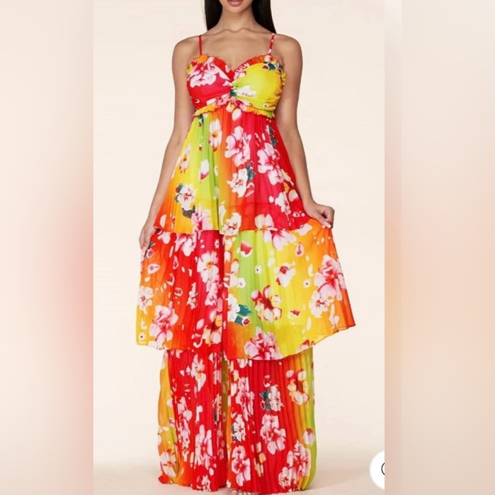 Floral maxi dress